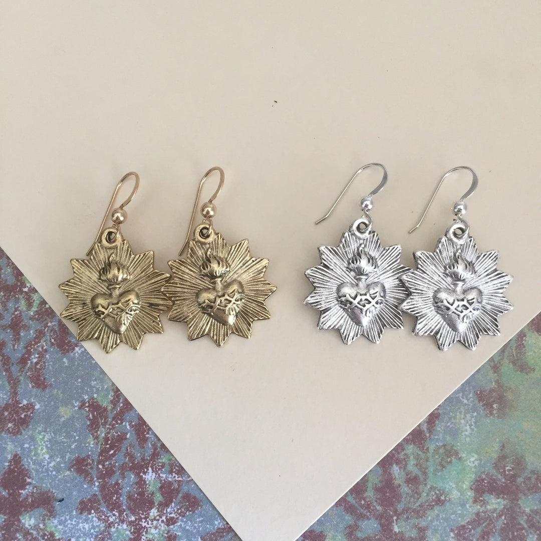 Sacred Heart Earrings
