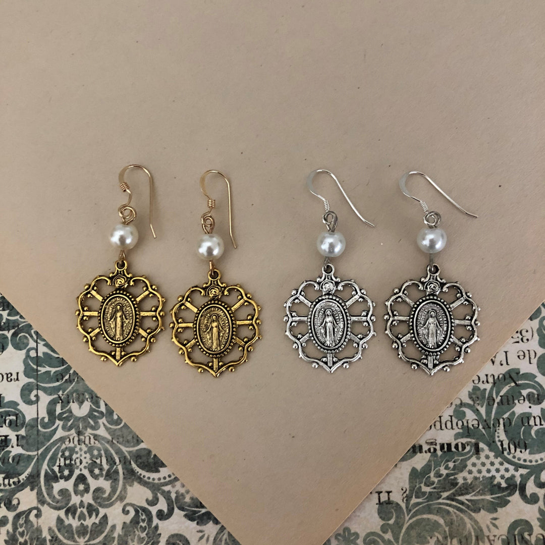 Pearl and Miraculous Earrings