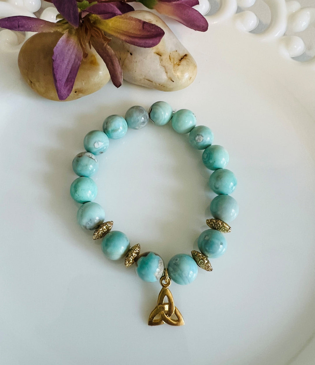 Trinity Knot Agate stretch