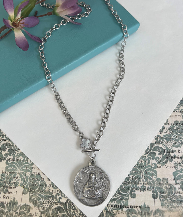 Jettie - silver Two Hearts or Mary Magdalene