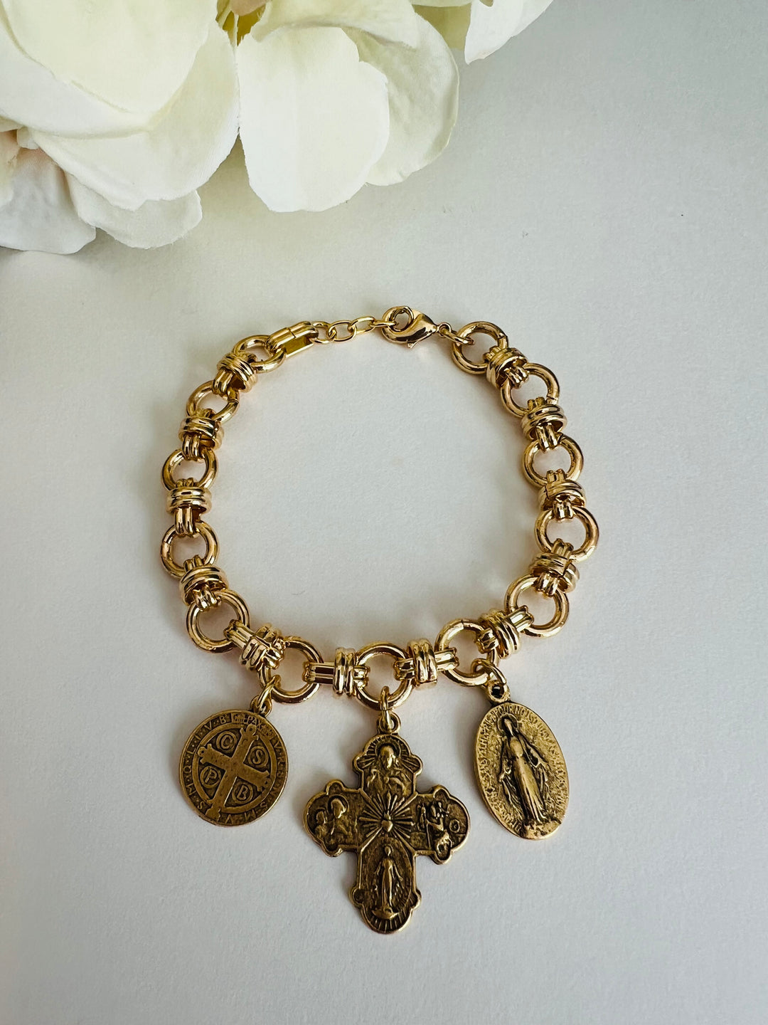 Trio Saint Bracelet - graced with faith