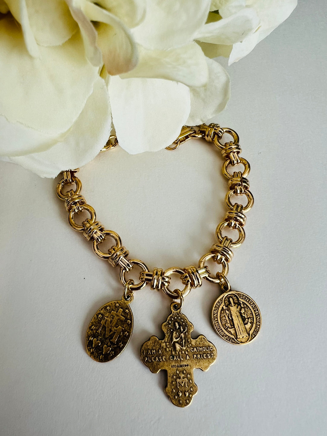 Trio Saint Bracelet - graced with faith