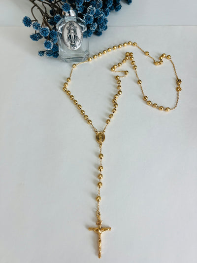 Gold Ball Traditional Rosary
