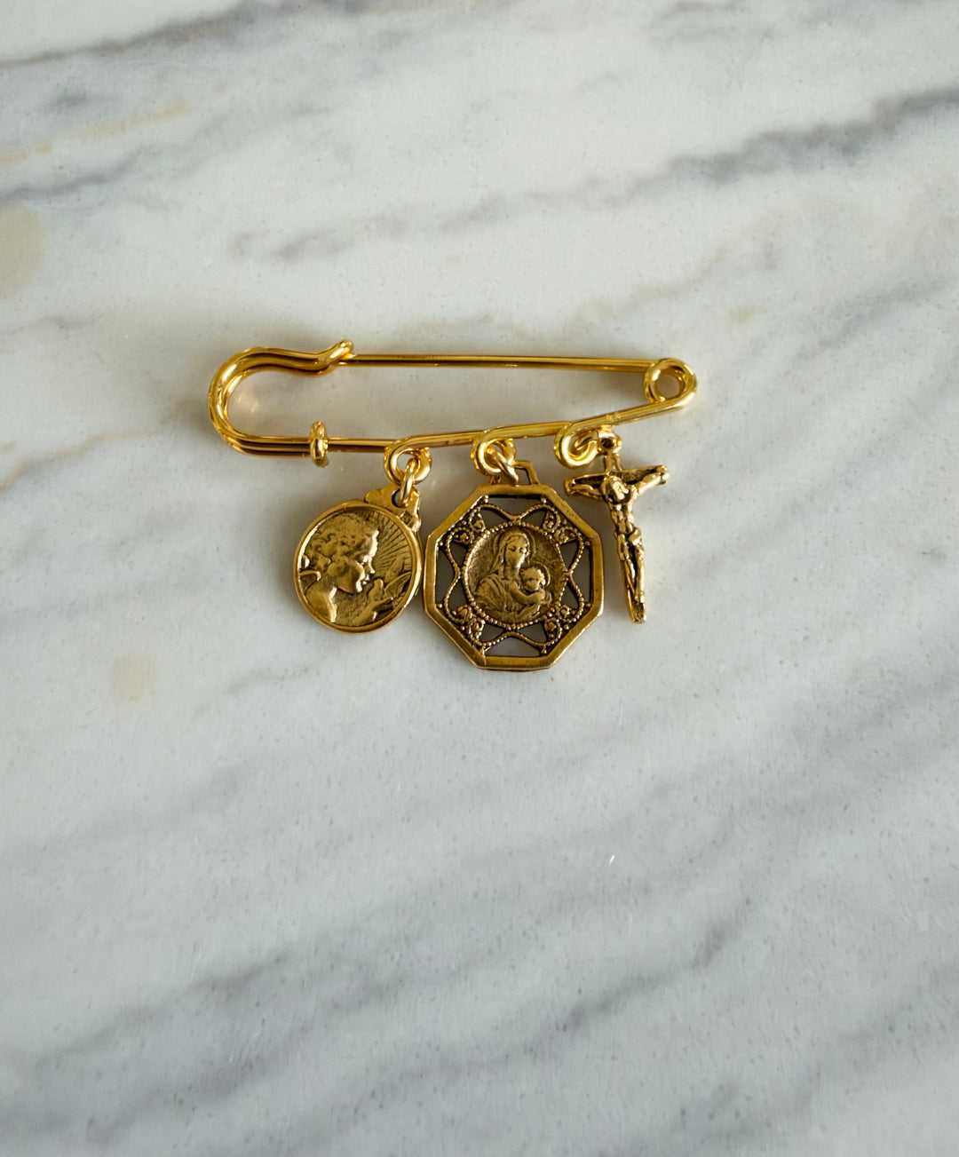Cradled in Christ Pin - for stroller or backpack