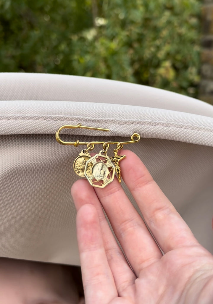 Cradled in Christ Pin - for stroller or backpack