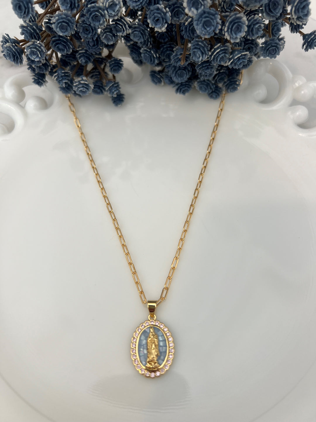 Demi -Etched with Blessed Mary