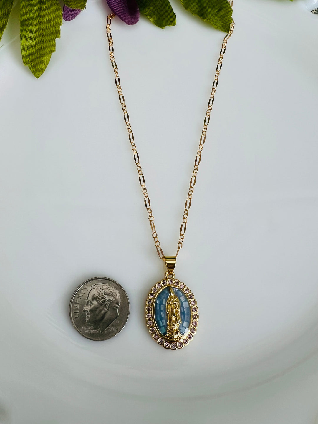 Demi -Etched with Blessed Mary