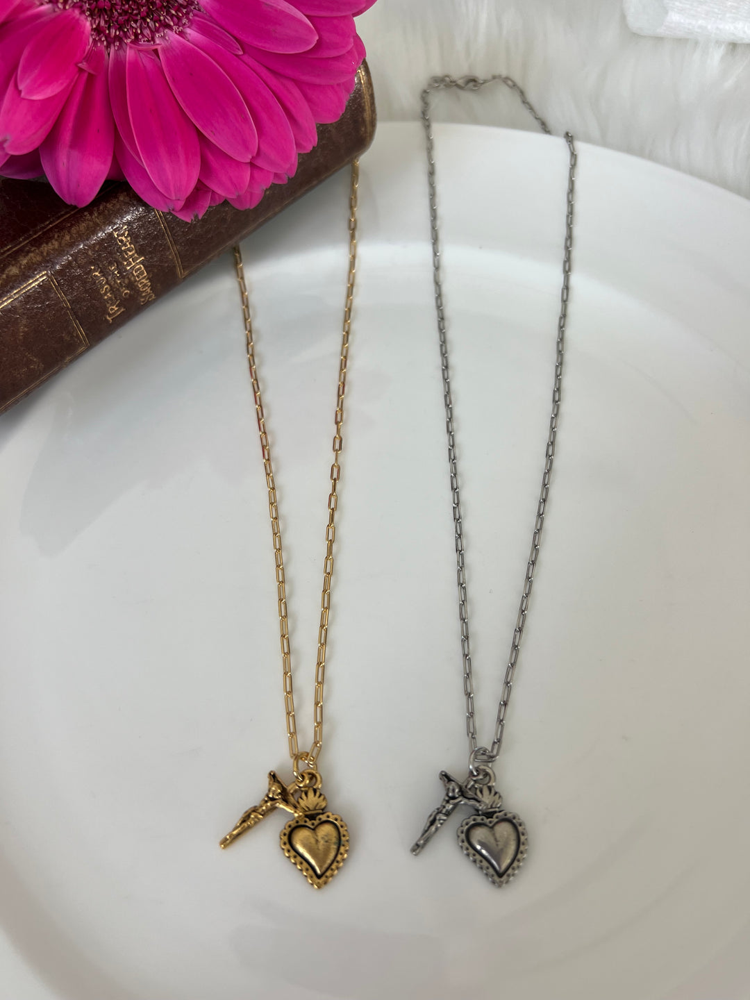 Fern - Redeemed with the Sacred Heart and Crucifix