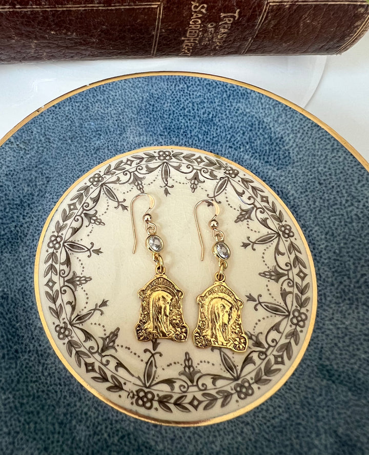 Our Lady of Lourdes Earrings