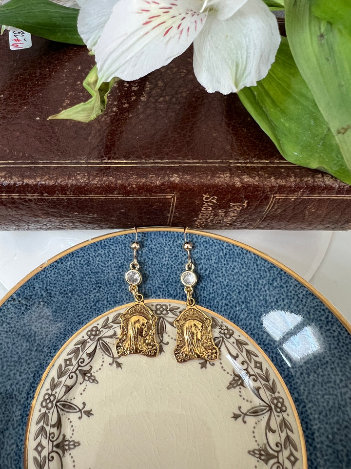Our Lady of Lourdes Earrings