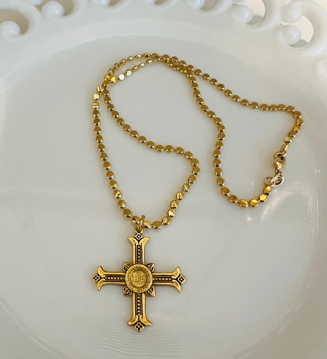 Holly - Sacred Heart Cross