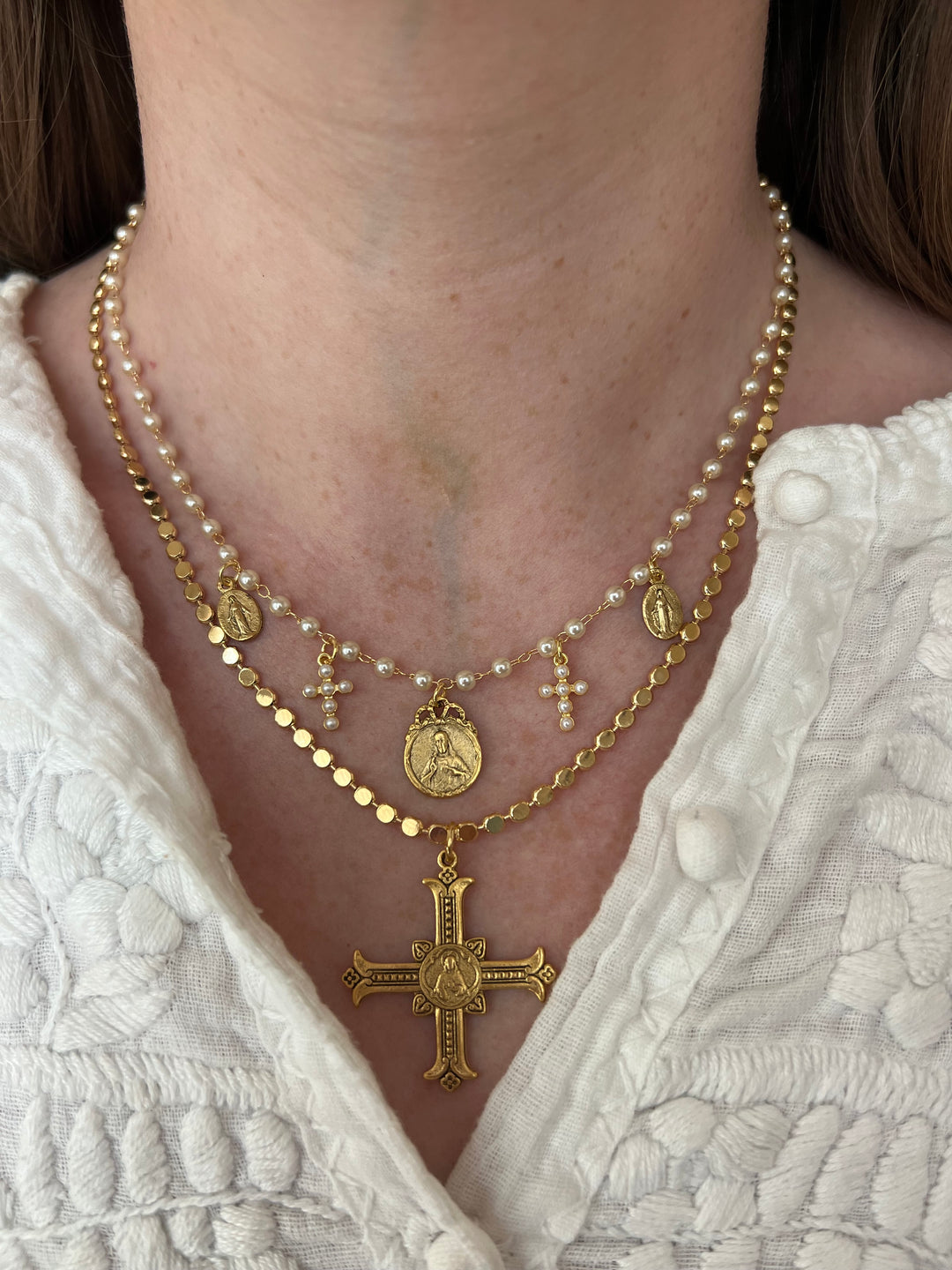 Holly - Sacred Heart Cross