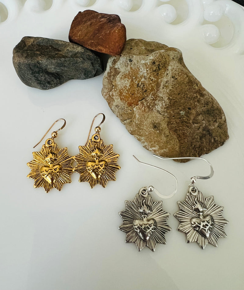 Sacred Heart Earrings