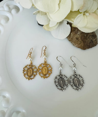 Pearl and Miraculous Earrings