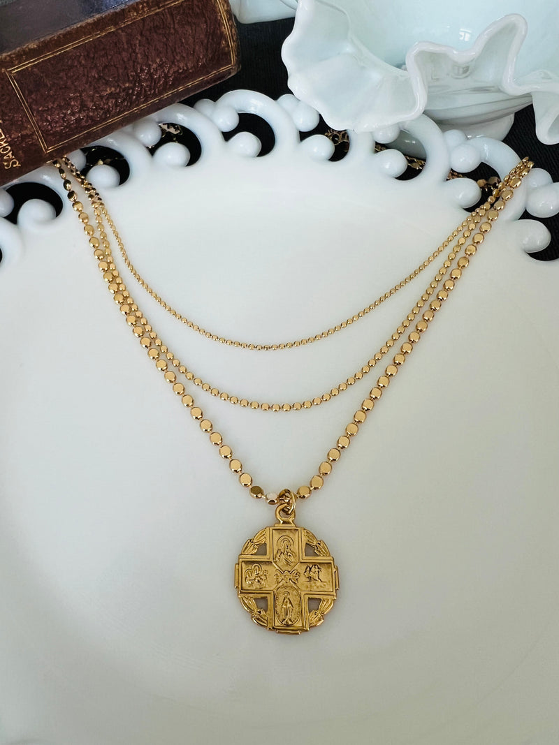 Isabelle - Faith and Protection in a Four Way Medallion