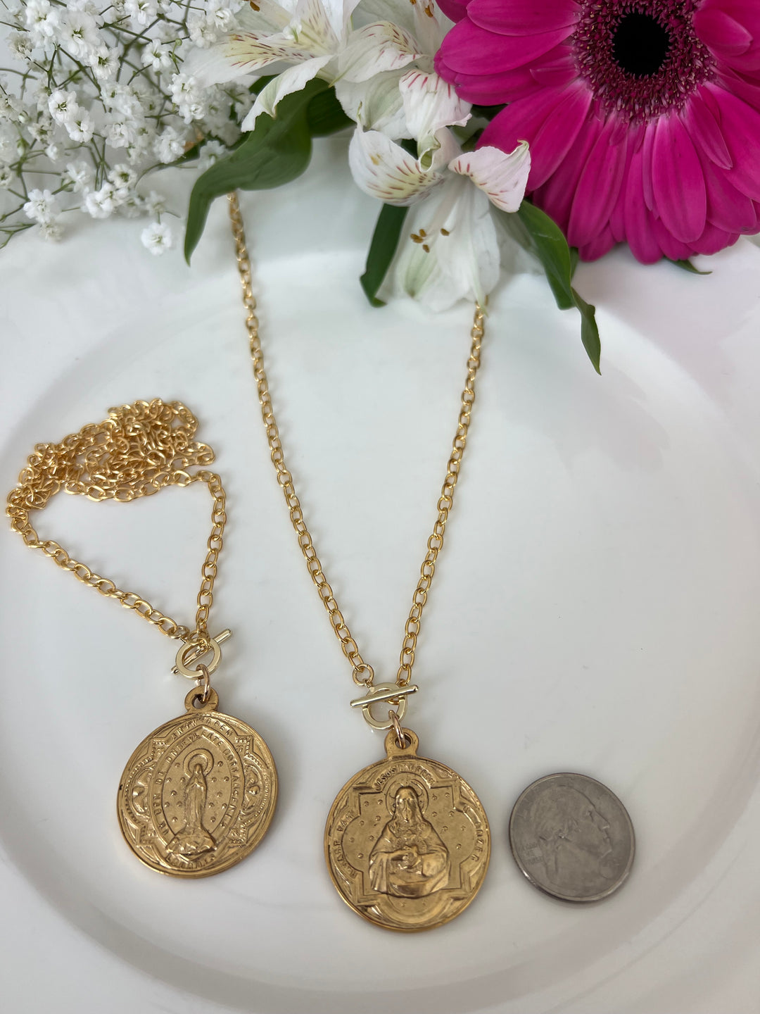 Jettie - gold - Immaculate Heart and Sacred Heart