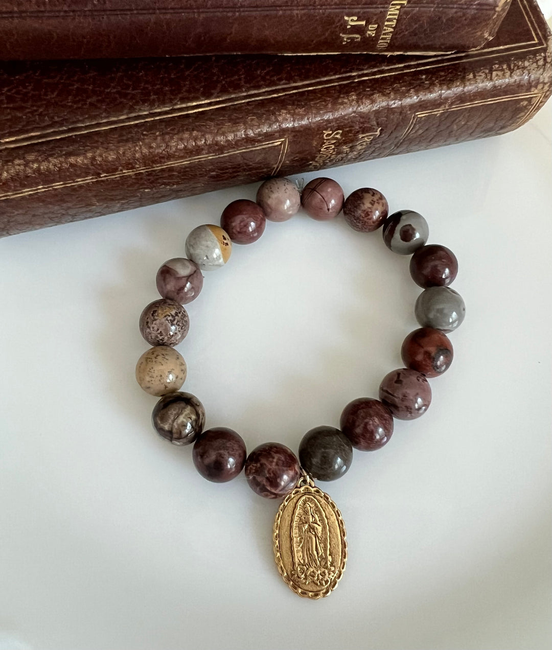 Pope Leo XIV Agate Bracelet