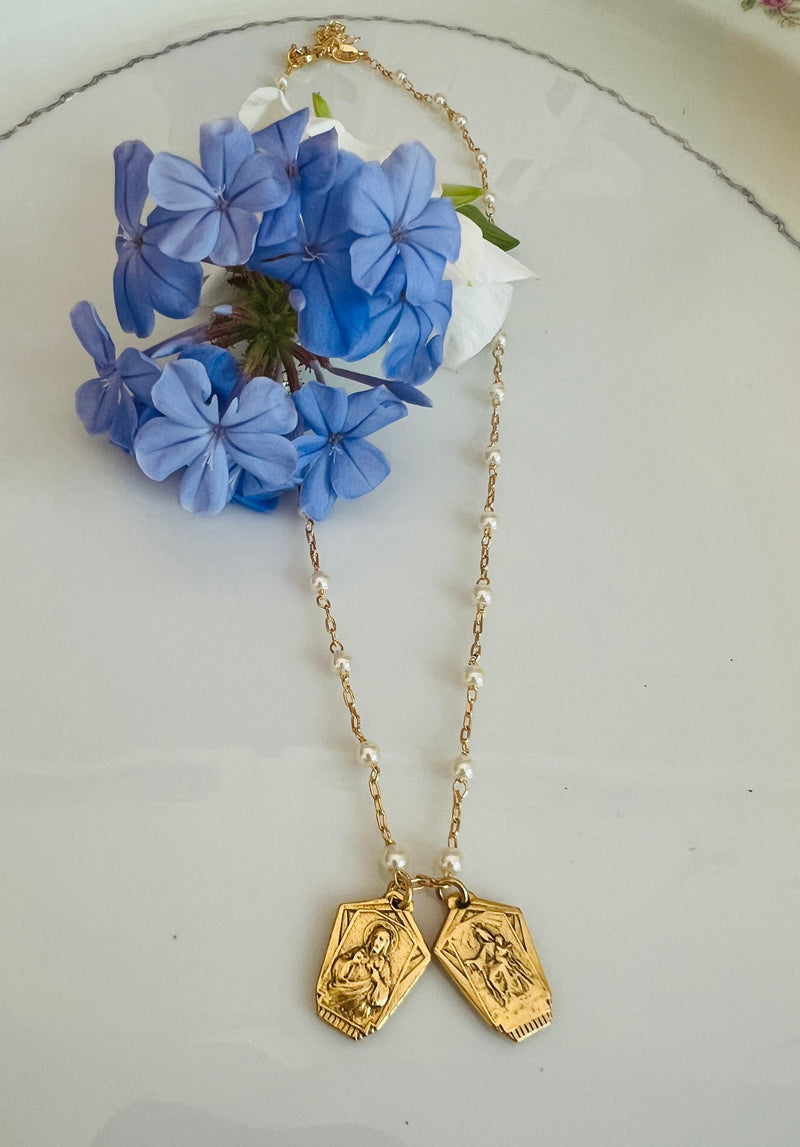 Maisie- Our Lady of Mount Carmel and Sacred Heart Scapular Style