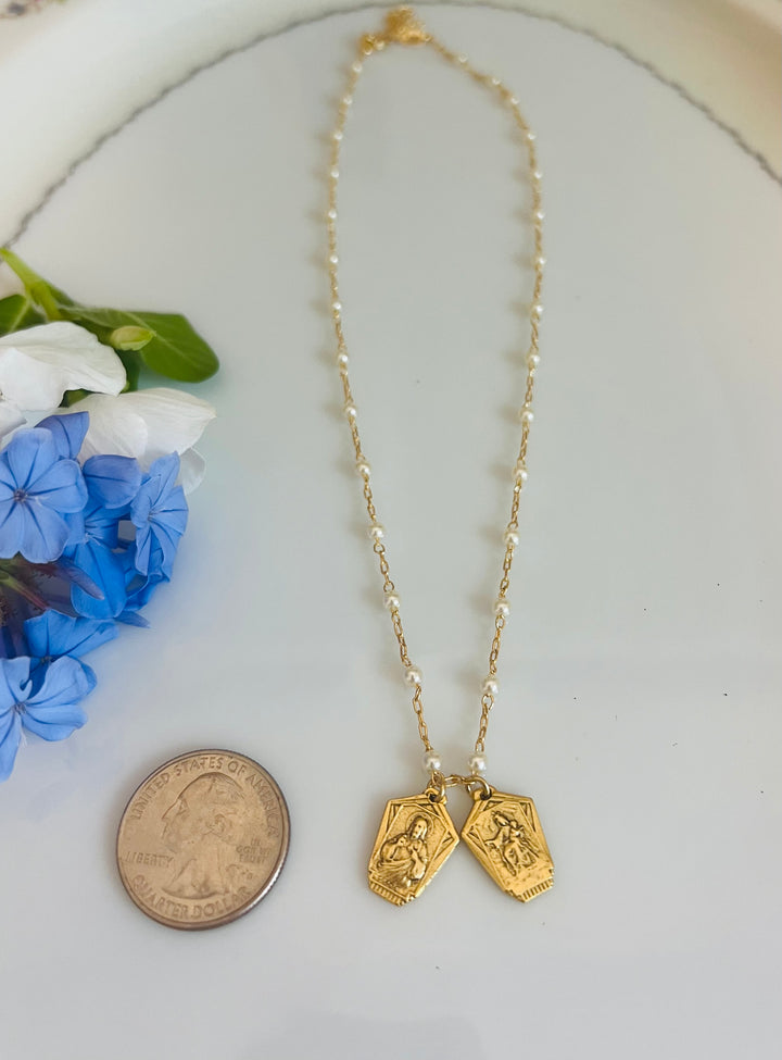 Maisie- Our Lady of Mount Carmel and Sacred Heart Scapular Style