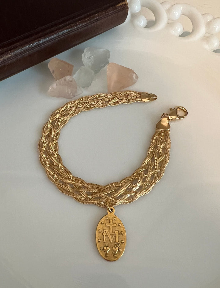 Mary Grace Bracelet -  blessed with the Miraculous Medal