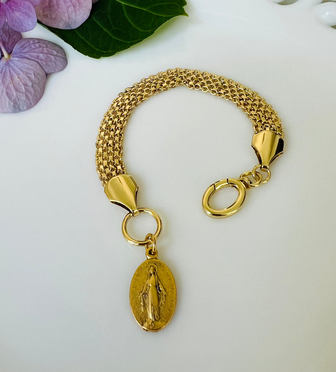 Mary Grace Bracelet -  blessed with the Miraculous Medal