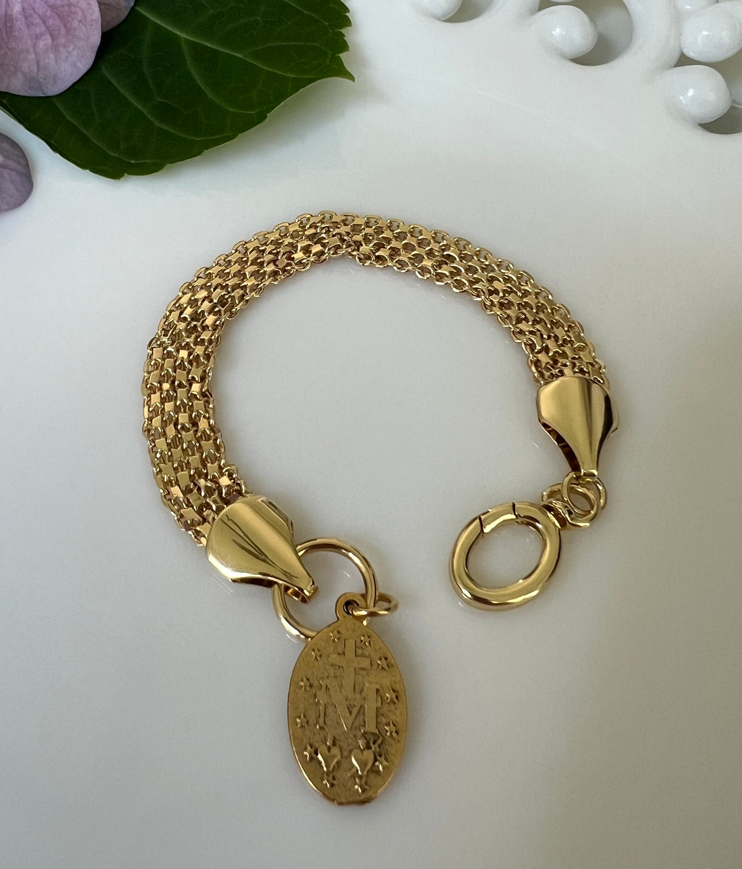 Mary Grace Bracelet -  blessed with the Miraculous Medal