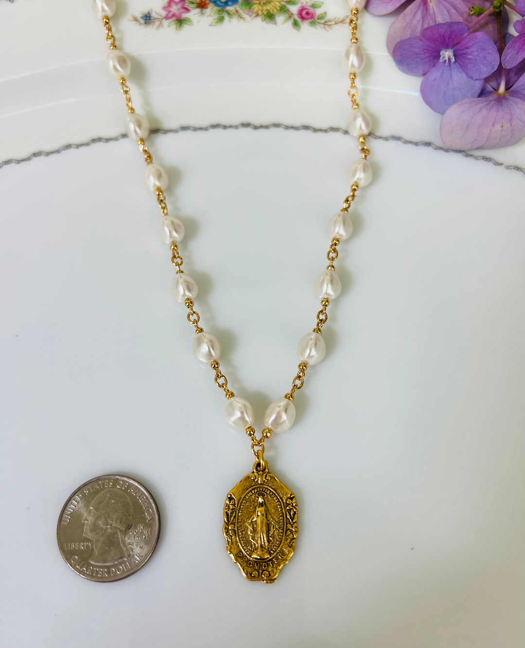 Mia - Sacred Heart and Pearl