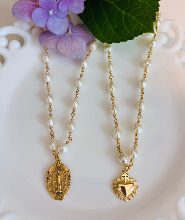Mia - Sacred Heart and Pearl