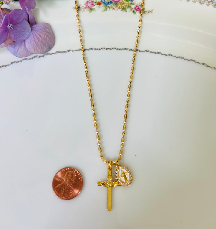 Claudia - Claddagh Cross and Jesus