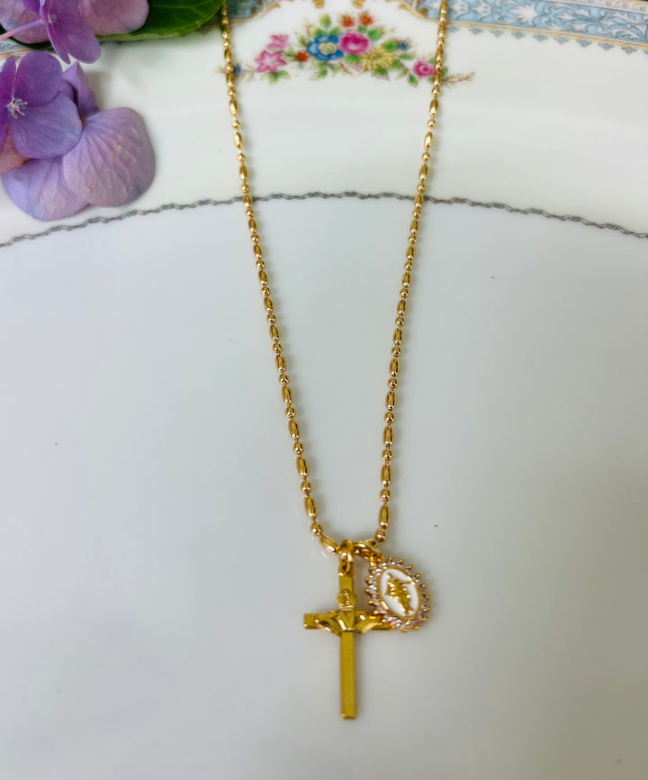 Claudia - Claddagh Cross and Jesus