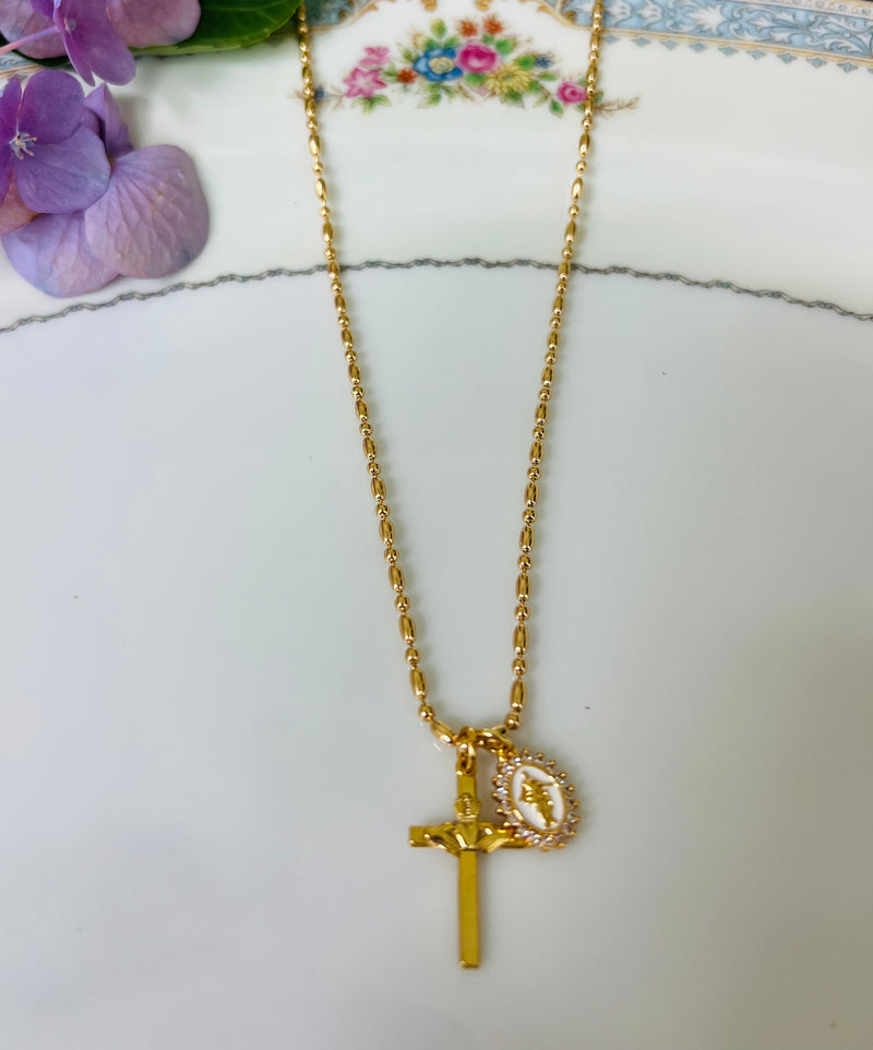 Claudia - Claddagh Cross and Jesus