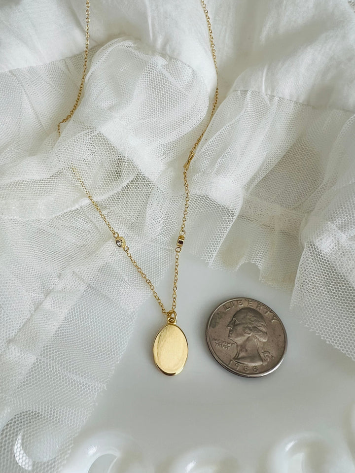 Trisha - adorned with the Cross and Mary